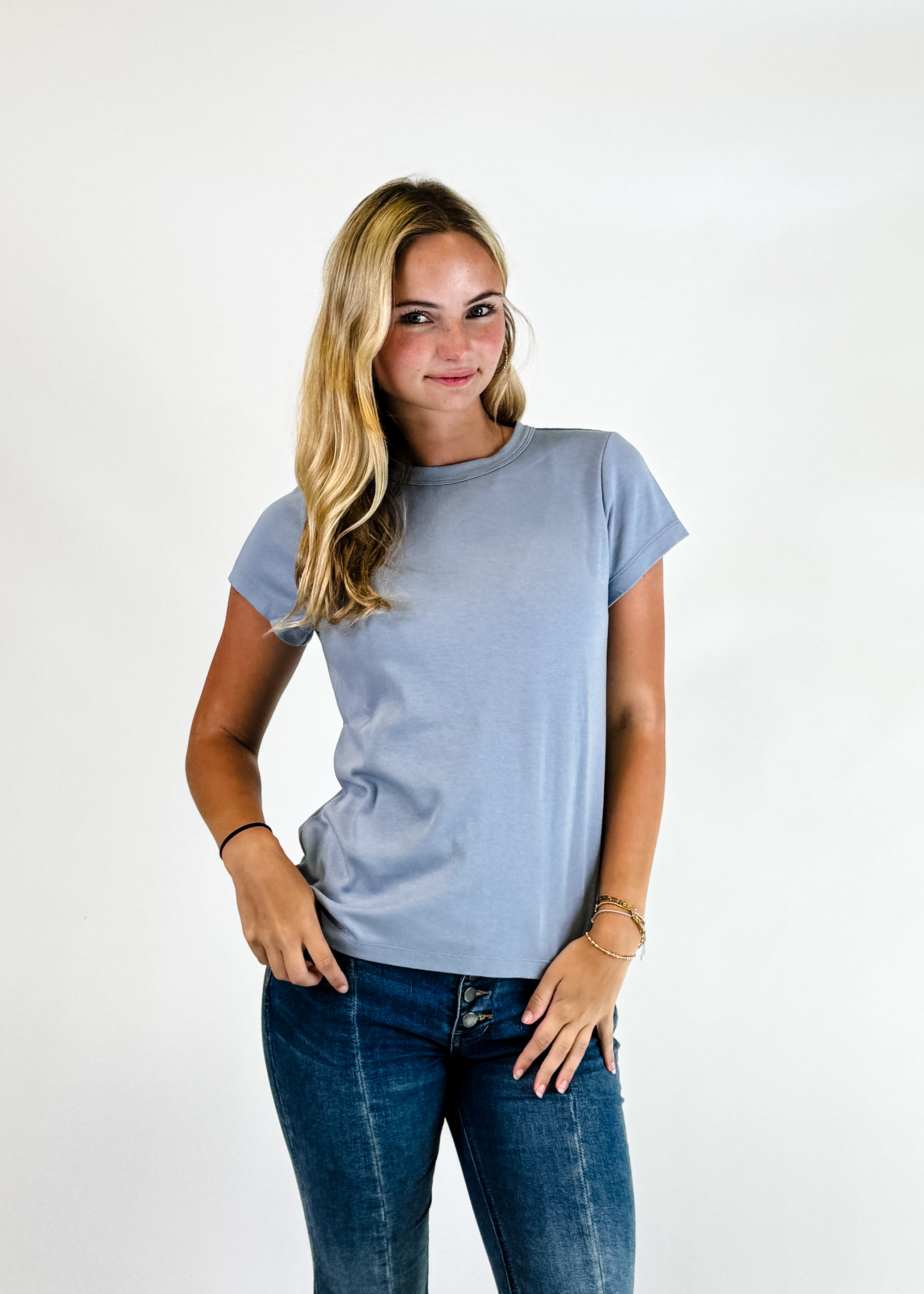 Women's Solid Interlock STCH Tee