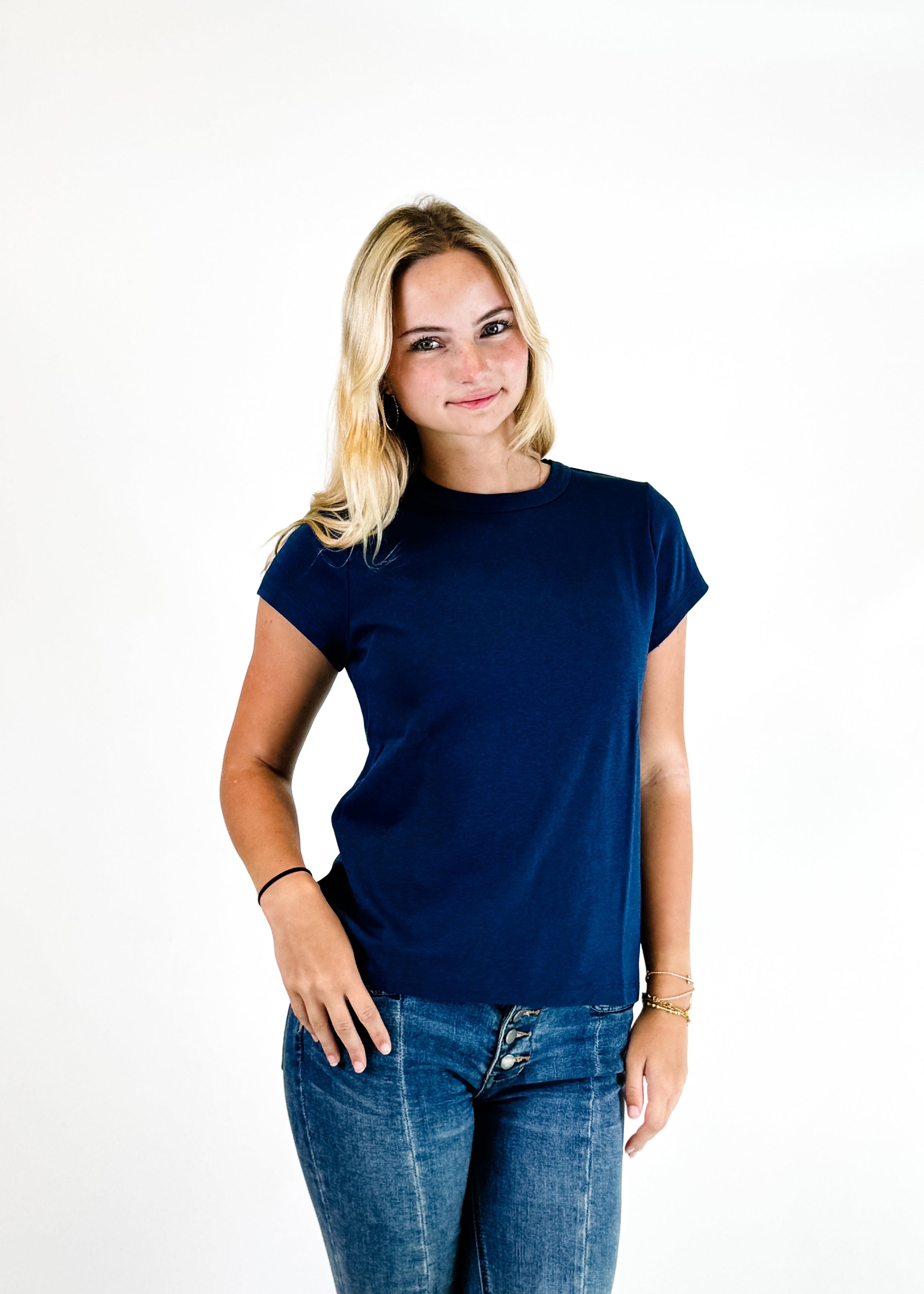 Women's Solid Interlock STCH Tee