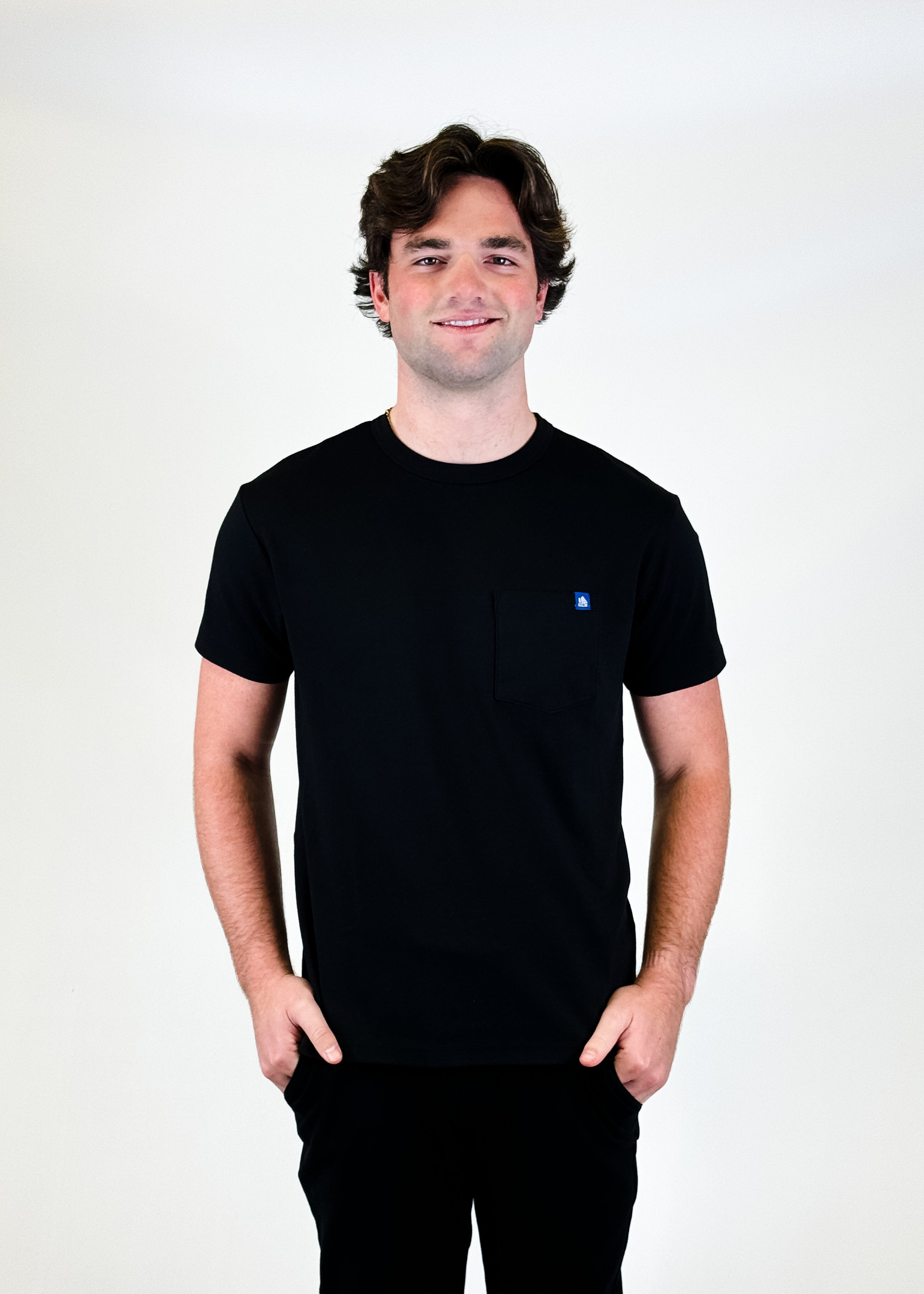 Men's Solid Interlock PKT Tee