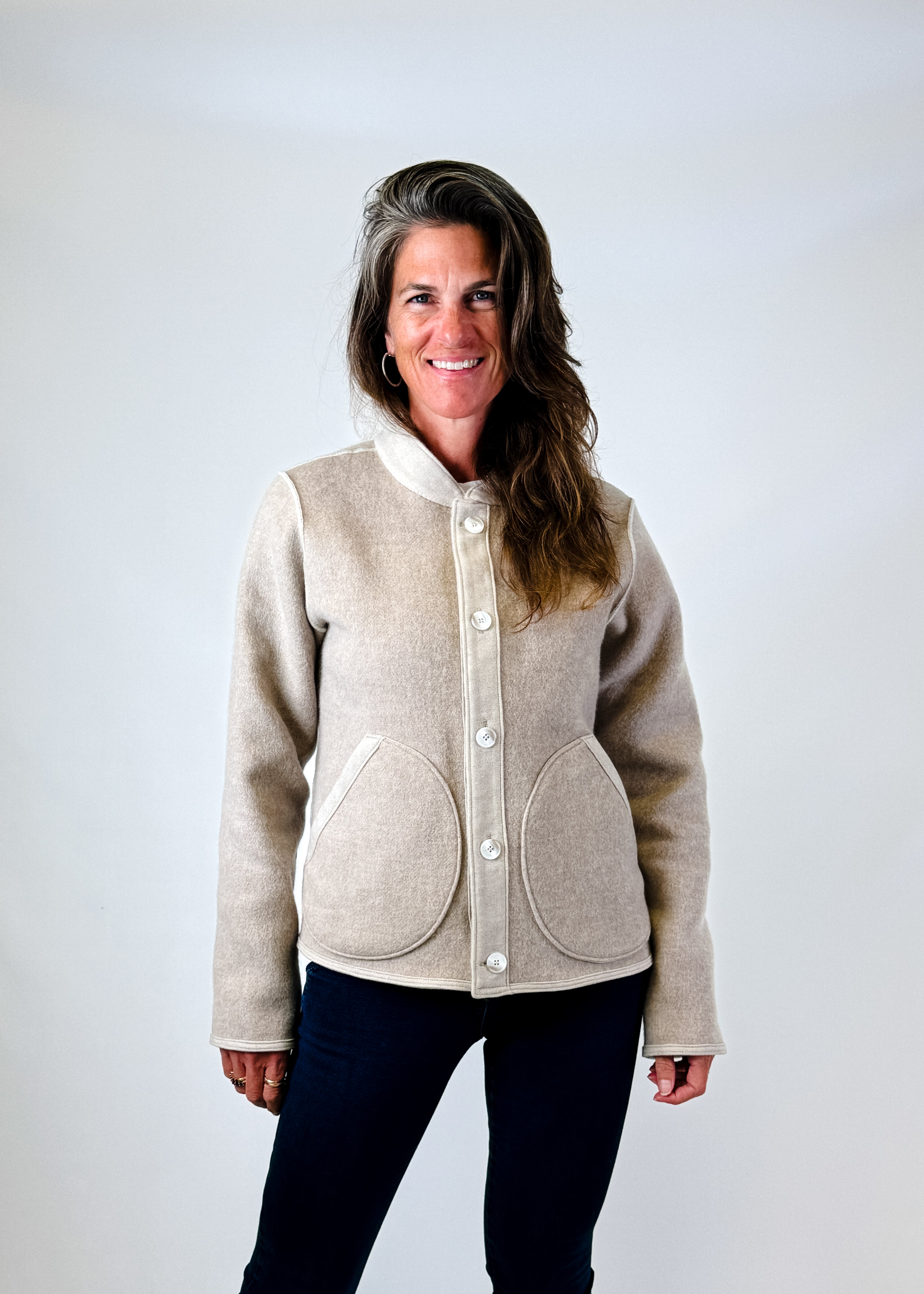 Women's Reversible Wool Shacket