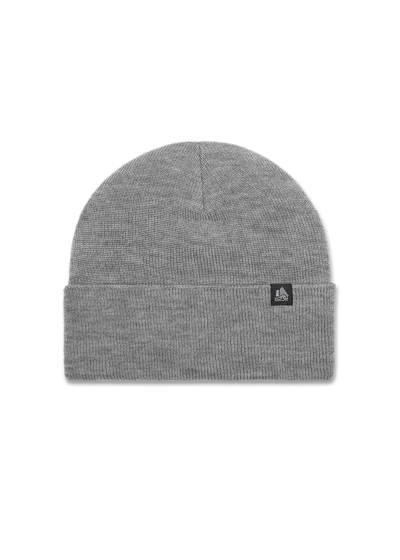 Wool Solid Ribbed Cuffed Beanie